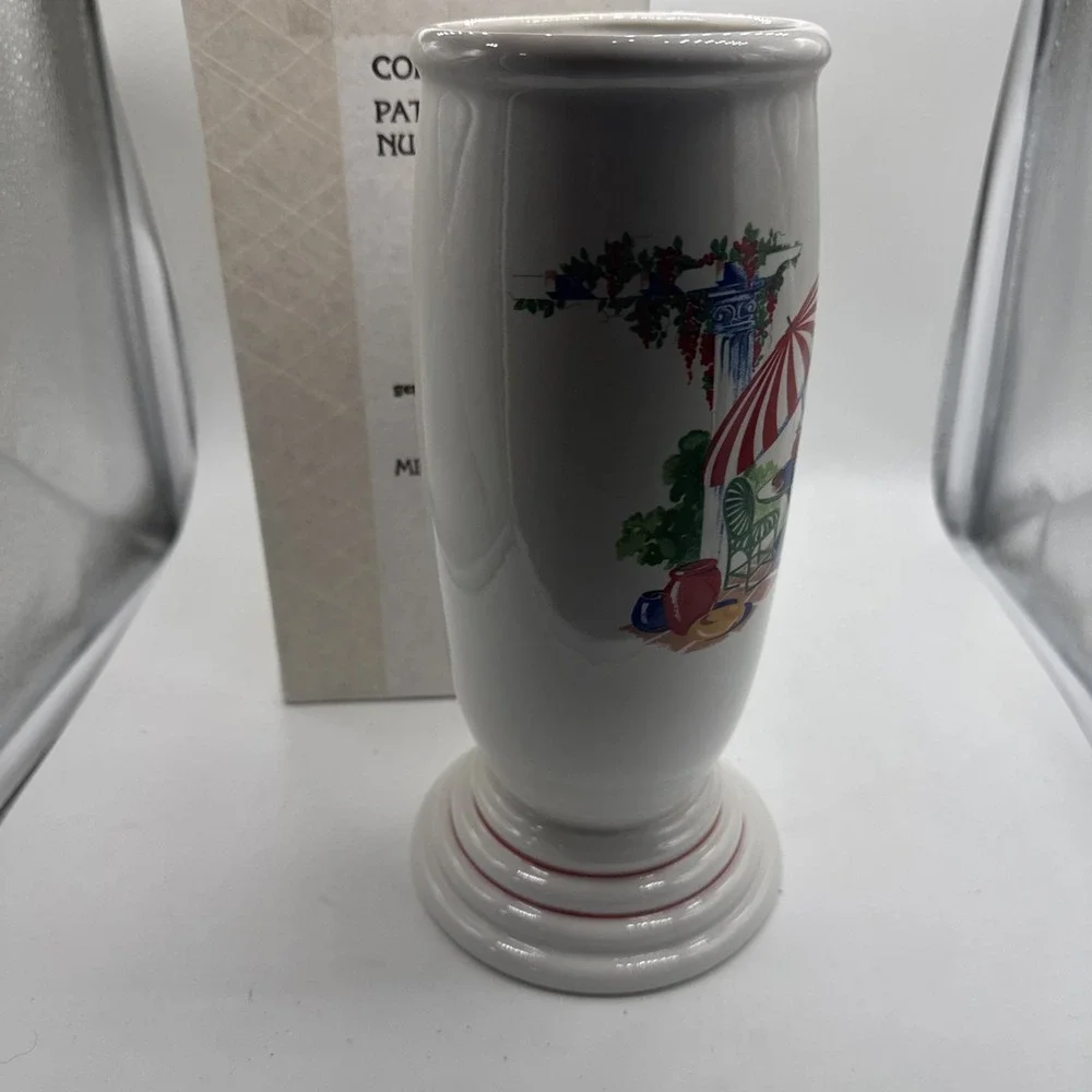White Fiesta Millennium lll Vase Sunporch China Specialties #30 Of 500